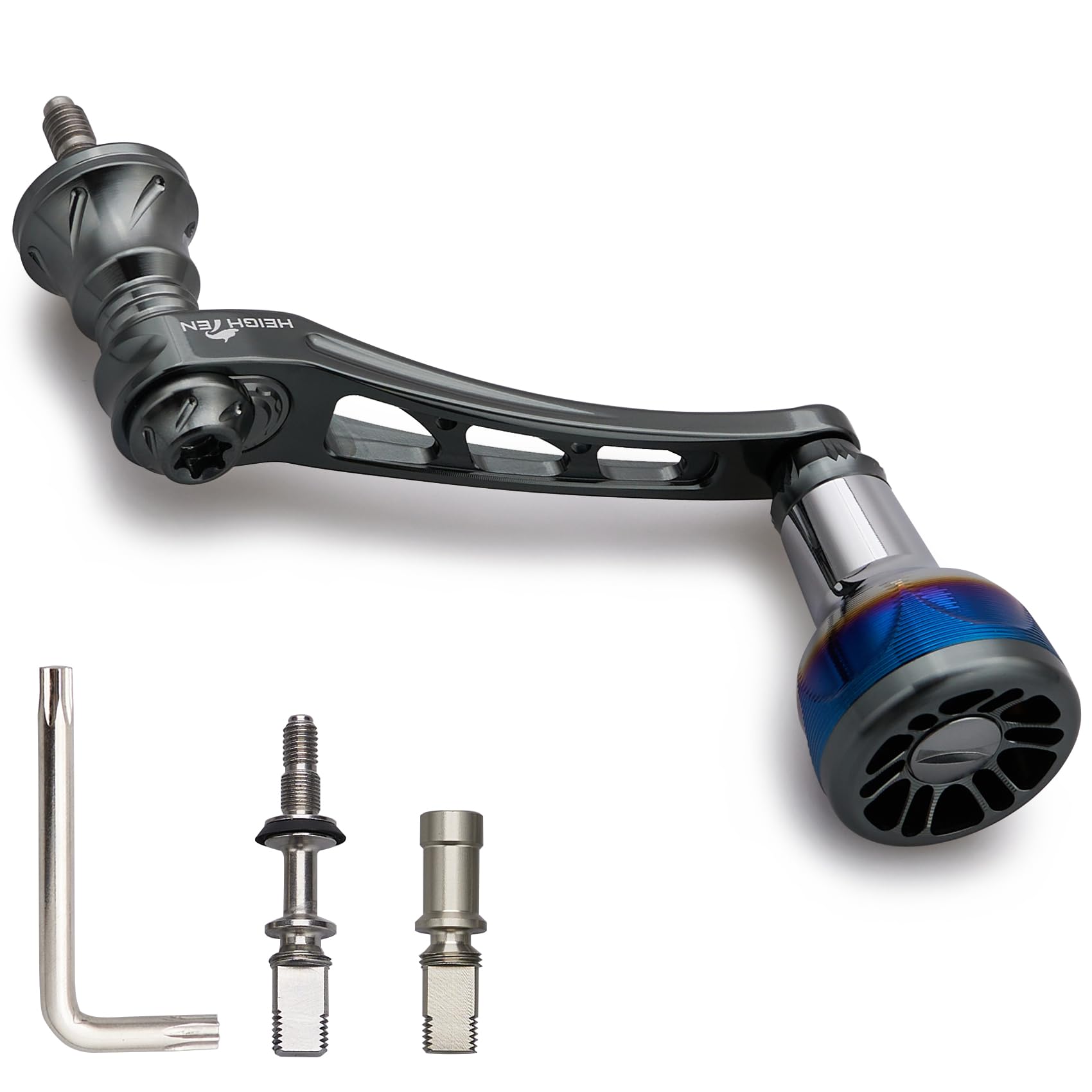 Amazon.co.jp: HEIGHTEN 55-60mm可変 リール ハンドル 新型 24.5mm